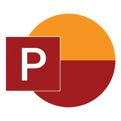 Multicolor Microsoft PowerPoint logo