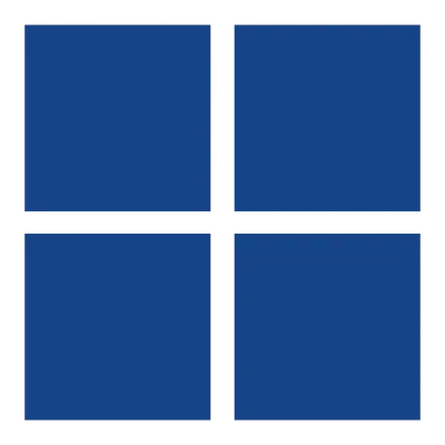 Blue Microsoft Windows logo
