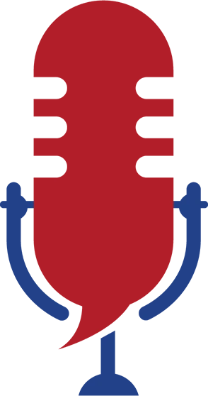 A podcast microphone