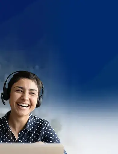 Girl enjoying virtual training